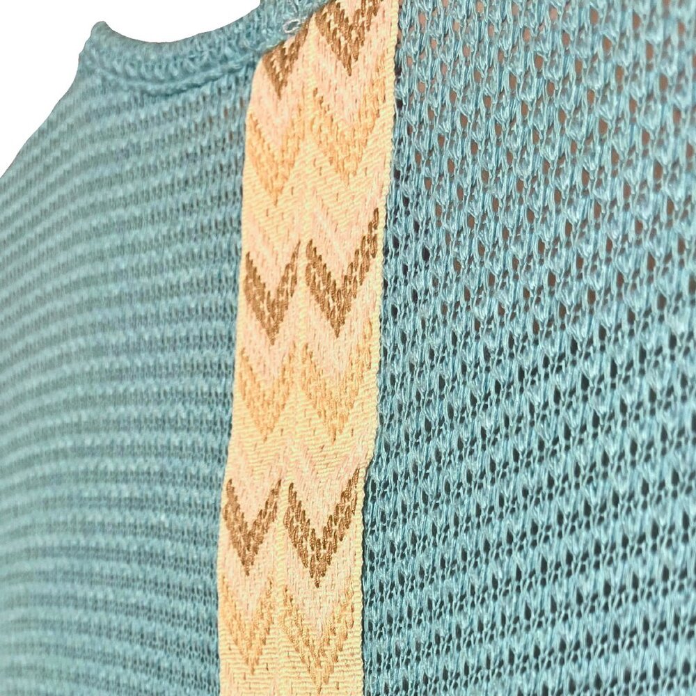 Francesca’s Turquoise Hi-Lo Sweater | Large - Picture 3 of 8
